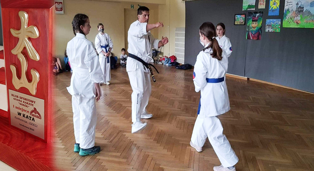 Grafika artykułu: Oyama Karate Sokół w GOK-u