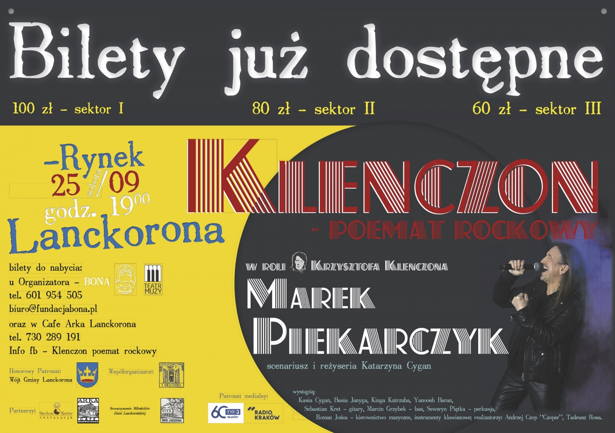 Grafika artykułu: Koncert: Kleczon - poemat Rockowy 25 września