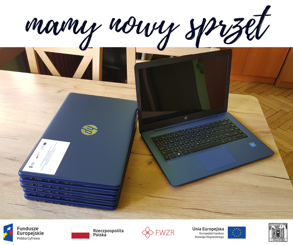 Grafika artykułu: Nowe laptopy w GOK