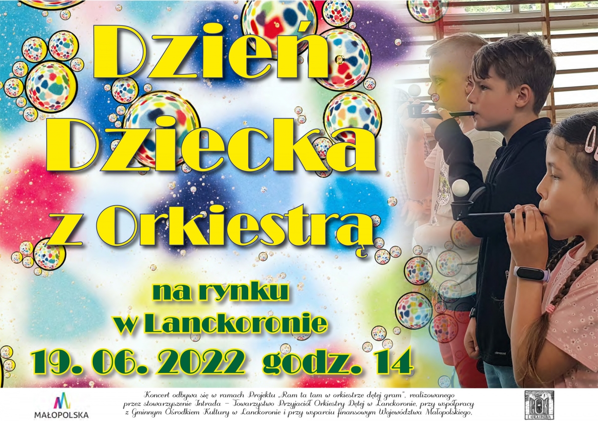 Grafika artykułu: Dzień Dziecka z orkiestrą