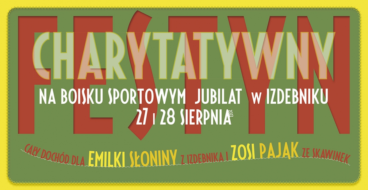 Grafika artykułu: Bawimy się rodzinnie, sportowo i w szlachetnym celu w Izdebniku