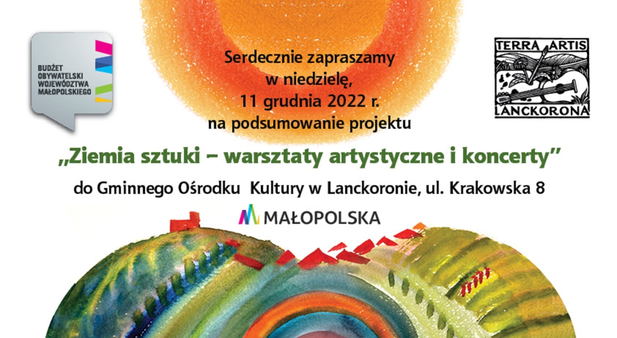 Grafika artykułu: 11 grudnia koncert Terra Artis na podsumowanie Budżetu Obywatelskiego 