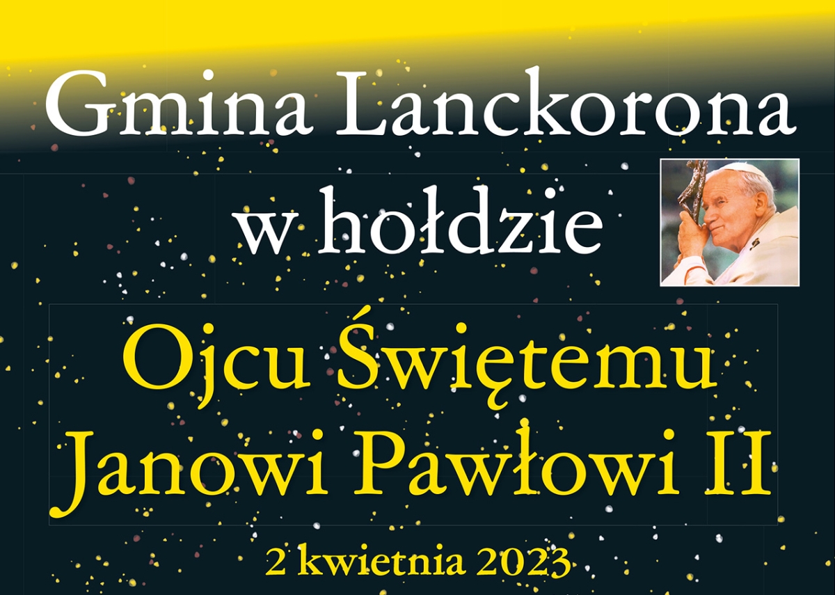 Grafika artykułu: Ojcu Świętemu Janowi Pawłowi II w hołdzie