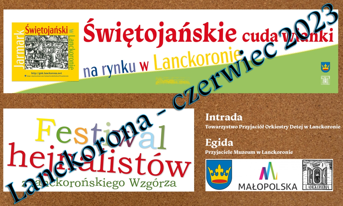 Grafika artykułu: Czerwiec na bogato w Lanckoronie