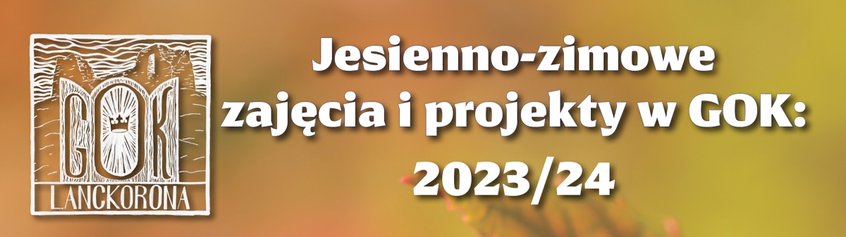 Grafika artykułu: Nowy rok szkolny - nowy harmonogram zajęć w GOK