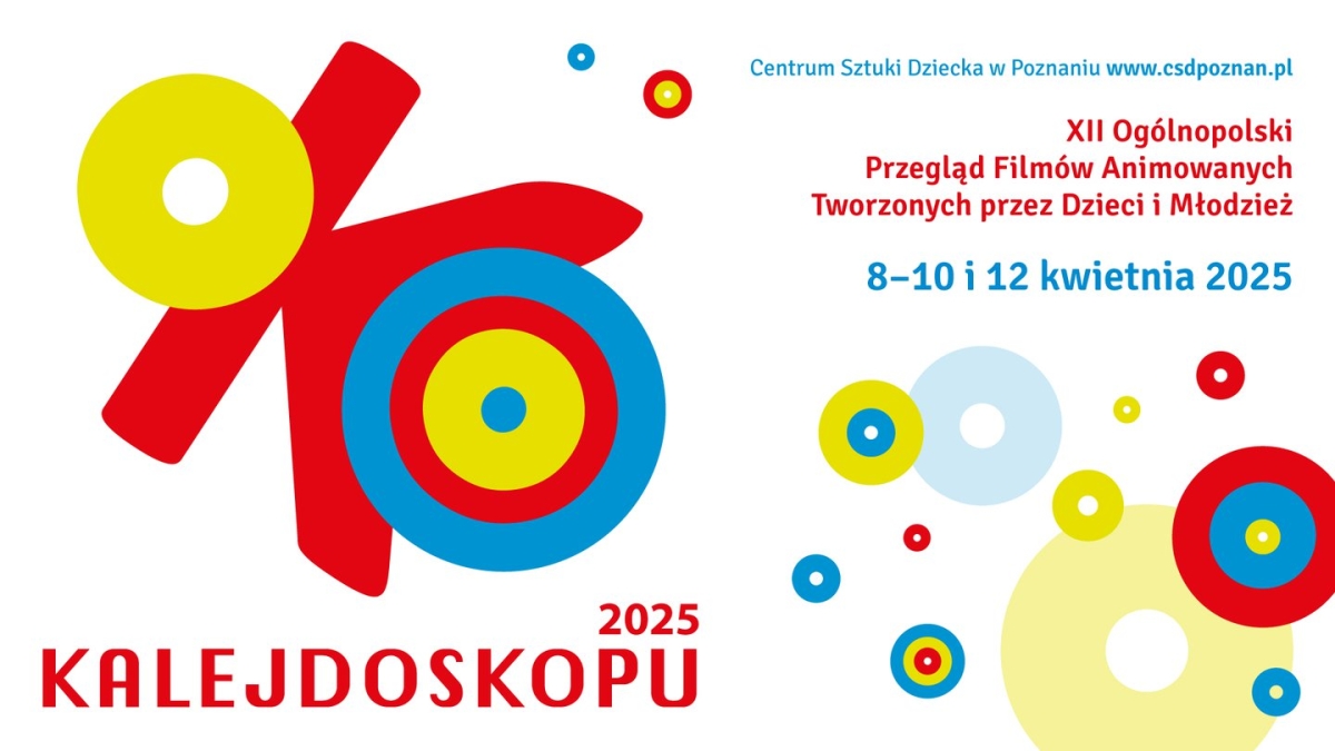 Grafika artykułu: Zaproszenie do udziału w Przeglądzie Filmów Animowanych Oko Kalejdoskopu