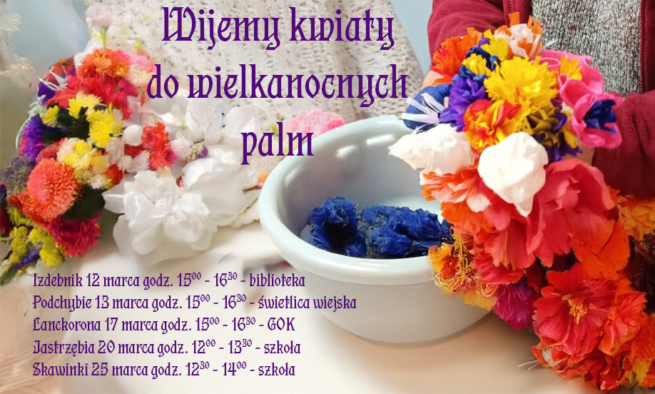 Grafika artykułu: Kwiaty do palm we wszystkich miejscowościach gminy